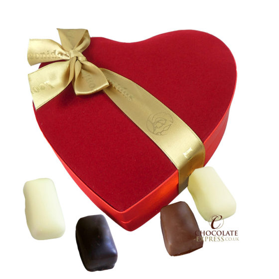 12 Assorted Manon Velvet Heart