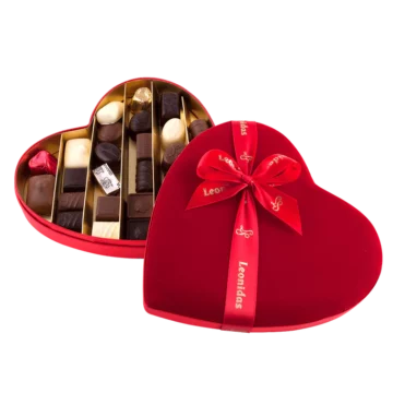 30 Assorted Leonidas Chocolates, Premium Velvet Gift Box