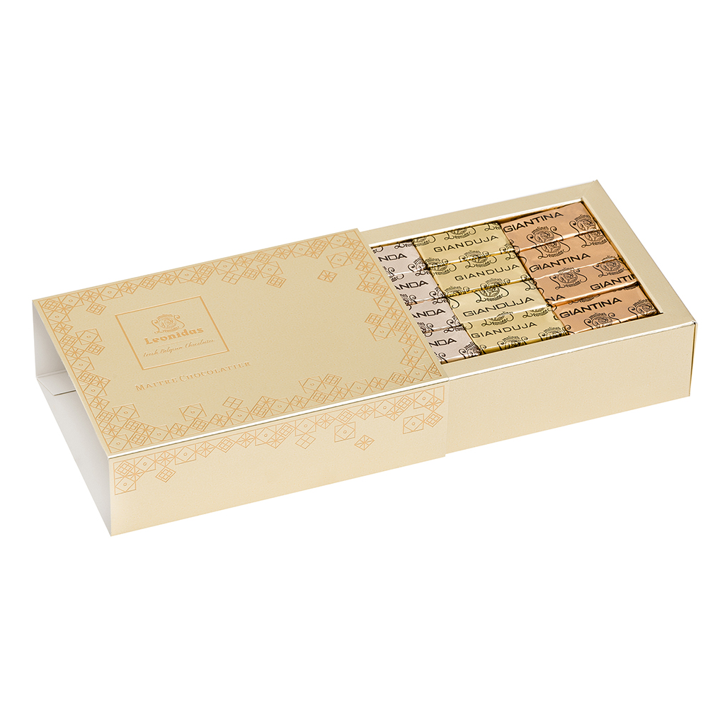 24 Leonidas Praline Gianduja Gift Box of Belgian Chocolates