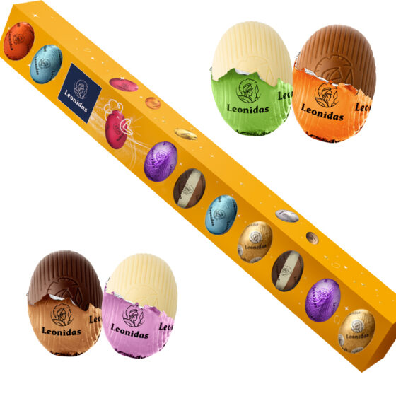 12 Leonidas Mini Eggs Gift Tube