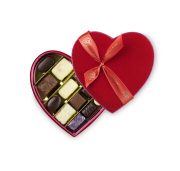 15 Choose Your Own, Premium Velvet Heart Box