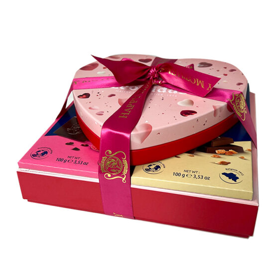 Perfect In Pink Choose Own Selection, 25 Chocolates & 2 Bars